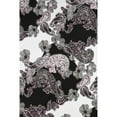thumbnail image 3 of Zelouf Kikyo Puff Print Scuba  , Sewing, DIY, Crafts Fabric by the Yard, Black/pink, 50 Yard, 3 of 3