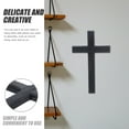 thumbnail image 3 of Vintage Wooden Wall Cross for Home or Church Decor, 3 of 6