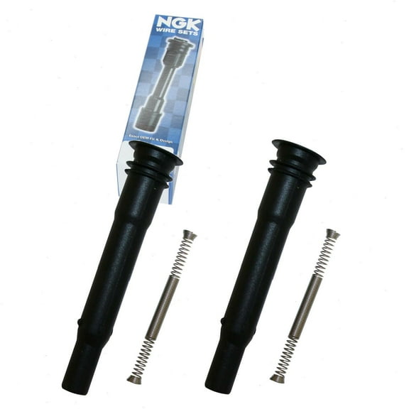 2 pc NGK 59021 Ignition Coil Boots for Direct Spark Plug Wire Fits select: 2008-2010 MERCEDES-BENZ S, 2008-2014 MERCEDES-BENZ C