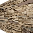 thumbnail image 6 of NewStone Canyon Ridge Faux Stone Panel, 45 3/4"W x 24 1/2"H x 1 1/4"D, Adobe Color, 6 of 9