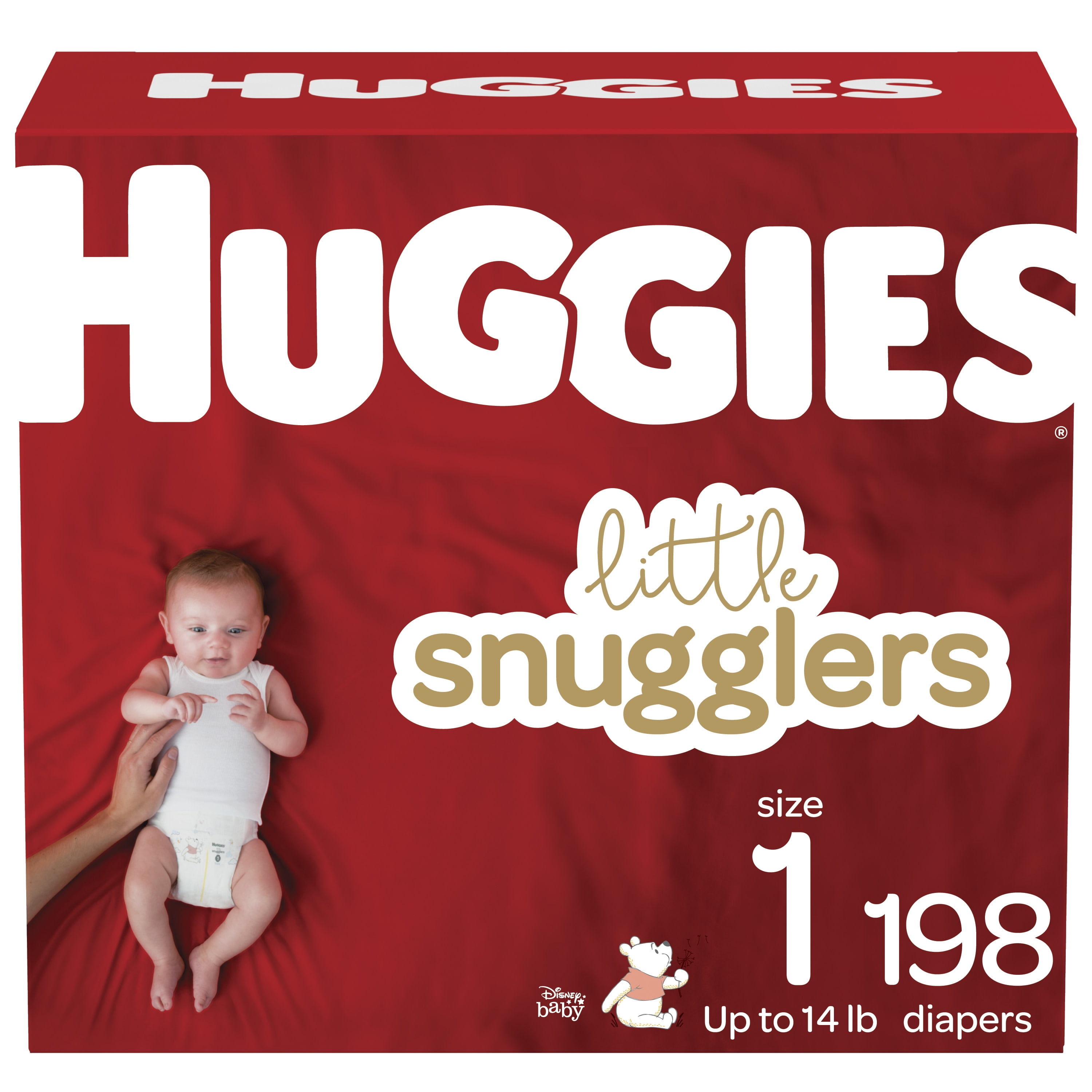 Huggies Little Snugglers Baby Diapers Size 1 198 Ct Walmart Com Walmart Com