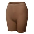 thumbnail image 1 of FashionOutfit Women's Essential Active Daily Cotton Mid Rise Biker Shorts, 1 of 1