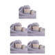 thumbnail image 3 of Yuarrent Juego de ovillos de lana para tejer invierno 50g 20g Gris plateado 5Conjunto, 3 of 6