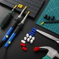 thumbnail image 4 of 100 Pieces Flexible Rubber End Caps Bolt Rubber Screw Thread Protector End Safety Cover in 5 Sizes 1/8 to 3/8 Inch Multipurpose Storage Supply (Black, Red, White, Yellow, Blue), 4 of 7