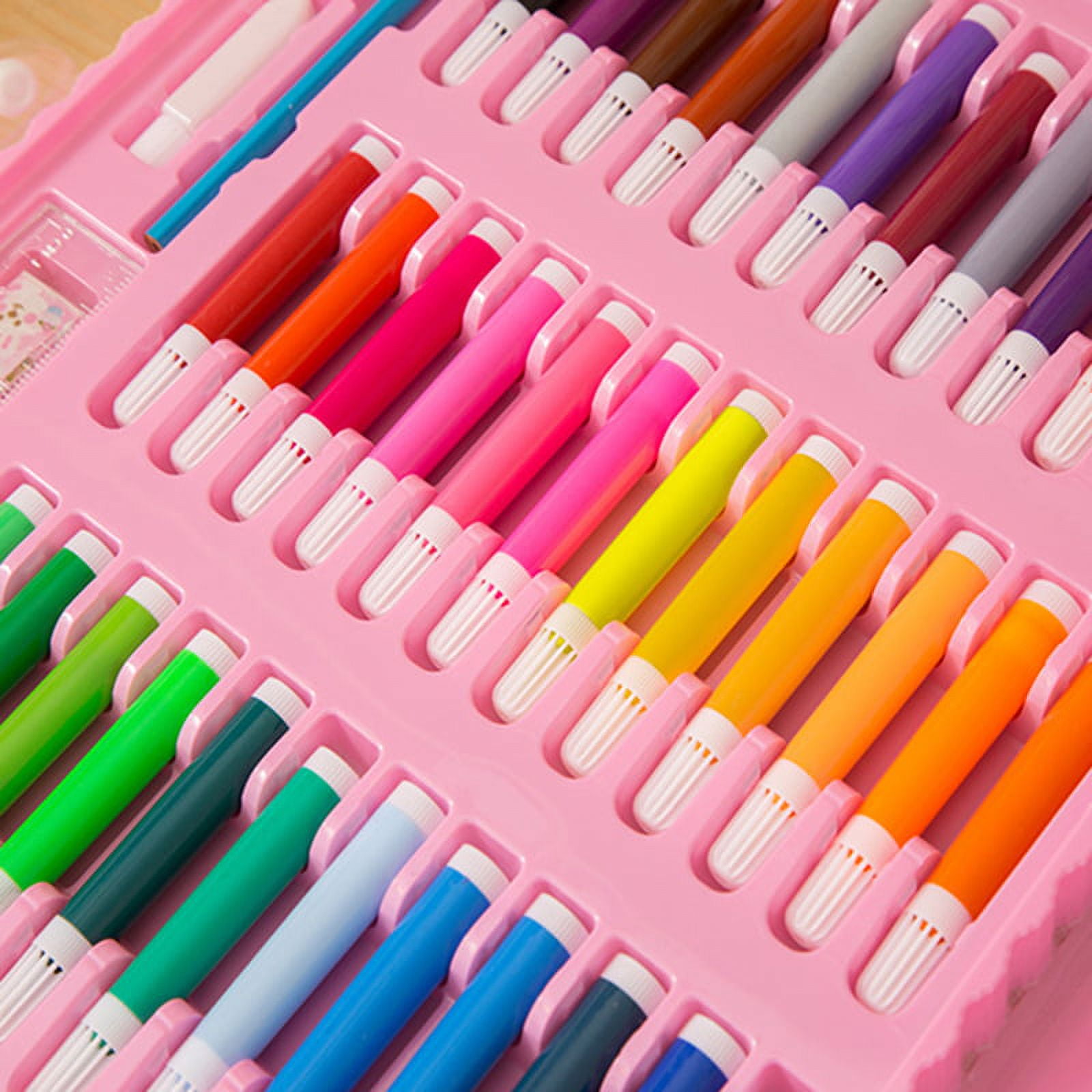 Futurekart 15Pcs Art Design Painting Drawing Pen Brush Tool  Set - Pink 