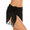 1 Pack Black, variant on 2 Pack Women Beach Sarongs Sheer Chiffon Bikini Wrap Skirt Cover Ups for Swimwear, S-XXL