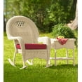 thumbnail image 2 of Plow & Hearth Prospect Hill Wicker Set of Two Rocking Chairs and End Table, 2 of 2