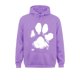 thumbnail image 3 of Sudadera con capucha con estampado de pata de perro desordenada y embarrada, sudaderas vintage de verano y otoño para mujer, sudaderas con capucha de estilo preppy, cupones, sudaderas de manga larga, 3 of 5
