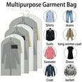 thumbnail image 4 of PEACNNG 6 Pack Small Translucent PEVA Garment Bags for Closet Storage （S 24‘‘ x 35 ‘‘）, 4 of 7