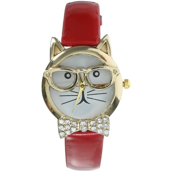 KAKOWELY Funny Wristwatch Cat Decor Watch Leisure Watch Funny Girl Watch Girl Gift Watch Stylish Wristwatch,8.27X"X1.18"X0.59"