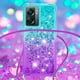 thumbnail image 4 of Funda para OnePlus Nord N300 Brillantina Líquida Divertida Reluciente y con Cristales en Movimiento Cuerpo Cruzado con Cordón Ajustable, 4 of 5