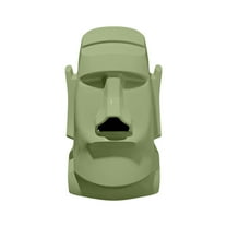 Moai Tissue Box Tissue Box, Easter Island Inspired Storage Organizer for Desk, Decorative Tissue Holder for Living Room Bedroom Office, Cultural Themed Tissue Dispenser with Easy Access