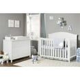 thumbnail image 3 of Sorelle Furniture Fairview 4 in 1 Convertible Crib, White, 3 of 6
