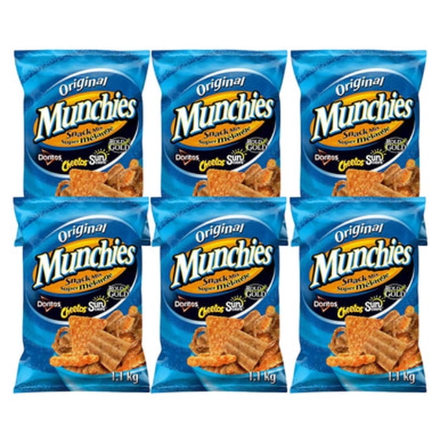 Munchies Original Snack Mix Bulk Party Pack 1.1 kg LARGE (6/CASE)