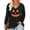 161-Ghost Face Black, variant on TIYOMI Plus Size Halloween Long Sleeve Criss Cross Orange Pumpkin Shirts For Women 5X Tops Bat Skull V Neck Pullover Fall & Winter Tunics 5XL 26W 28W