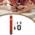 thumbnail image 6 of lacooooppia Soldering Iron Kit Battery Pen 650mAh 510 Threaded Portable Cordless Soldering Pen USB Rechargeable for Repair Home Appliance red, 6 of 8