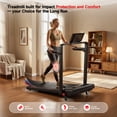 thumbnail image 2 of RHYTHM FUN Walking Pad with Incline, Foldable Walking Pad Treadmill with Handle, No Assembly Required & 300 lbs Capacity for Home & Office, 2 of 9