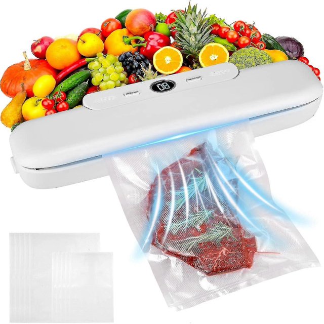 Food Vacuum Machine, Professional Food Vacuum Machine, 3 Modes Vacuum Sealers With 10 Bags