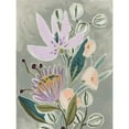 thumbnail image 3 of Vess, June Erica 12x14 Black Modern Framed Museum Art Print Titled - Spring Lilac I, 3 of 5