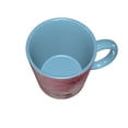 thumbnail image 5 of Transparent Pink Floral Coffee Mug Fun Custom Ceramic Mugs 11oz Sky Blue, 5 of 5