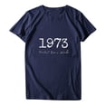 thumbnail image 4 of Pompotops T-Shirt Décontracté à Manches Courtes pour Femmes avec Imprimé Lettre, 4 of 6