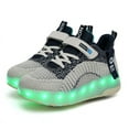 thumbnail image 3 of Kids Wheels Shoes with Lights Rechargeable Roller Skates Shoes Retractable Wheels Shoe LED Flashing Sneakers for Girls Boys Gift, 3 of 19