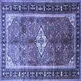 thumbnail image 1 of Ahgly Company Indoor Square Persian Blue Traditional Area Rugs, 6' Square, 1 of 4