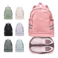 thumbnail image 1 of Mochila deportiva impermeable Coofay con compartimento para zapatos, 20 litros, rosa, 1 of 8