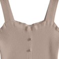 thumbnail image 5 of XXWXYD Girls Crop Tank Tops Kids Ruffle Hem Camisole Button Summer Sleeveless Undershirts Teen Dance Hawaiian Shirts Cute Camisoles, 5 of 6