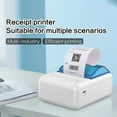 thumbnail image 3 of Printer, P11 58mm Mini Portable Thermal Printer Large Capacity Receipt Printer USB+Wireless BT Connection for Office/Market Compatible with Windows/Android/Ios, 3 of 8
