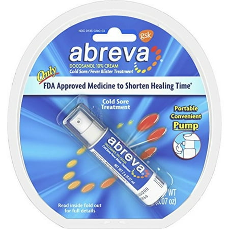 Abreva Only FDA Approved Treatment for Cold Sore/Fever Blister (Pack of 14)