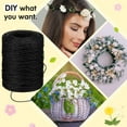 thumbnail image 4 of 210m Floral Wire, 4mm Paper Covered Bind Wire Wrap Twine, Floral Vine Bind Wire Rustic Wrapping Wire for Flower Bouquets(black), 4 of 4