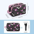 thumbnail image 3 of Toiletries Bag,Pioneer Flower Floral Print Pattern Mens Womens Toiletry Bag Bathroom Bag,Waterproof Toiletry Travel Bag Dopp Kit Shaving Bag 11x6.3x5.1 Inch, 3 of 5