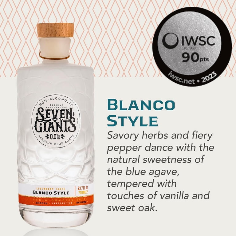 Think Seven Giants Blanco Tequila Alternative, 700 mL, Blue Agave