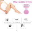 thumbnail image 5 of Women Manual Body Hair Shaver Trimmer Portable Face Leg Hair Removal Tool Epilator Pink, 5 of 9