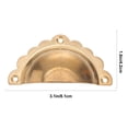 thumbnail image 3 of Door Handle Cabinet Pulls Semicircle Drawer Knob Copper Wardrobe Pulls, 3 of 8