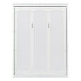 thumbnail image 4 of Kumix Full Size Murphy Bed, Wall Bed with Shelves, Multi-function Murphy Bed for Teens Adults, Wood Bed for Bedroom, Space-Saving, White, 4 of 7