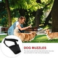 thumbnail image 5 of HEMOTON 1Pcs Black Cloth Puppy Muzzle for Small Dog Anti Barking Walking Mask, 5 of 6