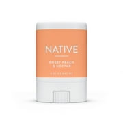 Native Deodorant Sweet Peach & Nectar Mini Travel Size 0.35 oz.