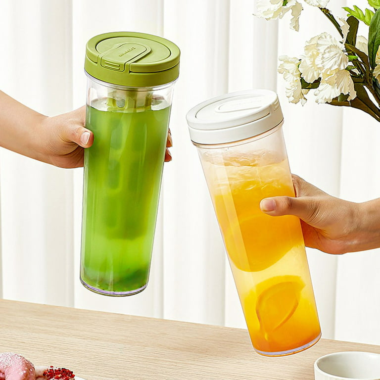 Juice Container for Fridge, 34oz Water Carafe with Lid, Carafe Pitchers for  Milk