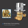 thumbnail image 3 of Thermostatic Mixer Tap Brass Shower Mixer Tap Valve Valves 1 Way Outlet Cold And Hot Water Mixing Wall Mounted Cisea-hao, 3 of 4