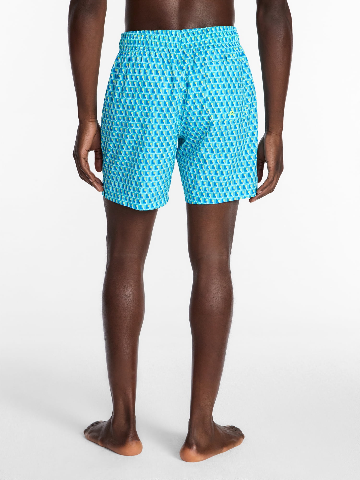 George Men's and Big Men's Novelty Swim Trunks with UPF 50+, 7" Inseam, Sizes S-3XL