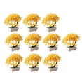 thumbnail image 1 of 10 piezas de plantas artificiales, flores, bonsáis, decoración de mesa, multiusos, PP Amarillo 19x19cm, 1 of 9