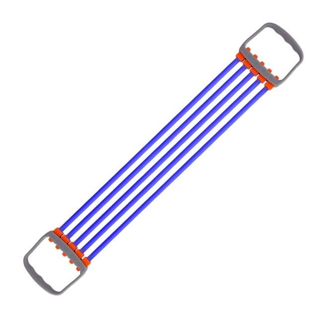 fastboy 30-150lbs Chest Expander Rally Strap Elastic Band Leg Foot Resistance Rope Deep Blue 67 x 11cm 1Set