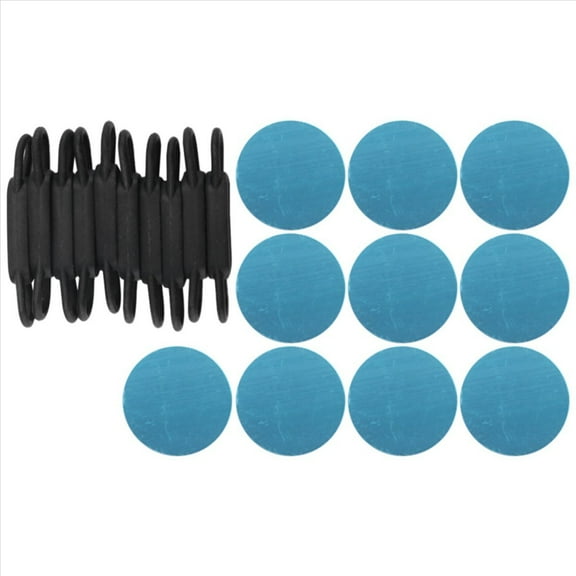 10 Pack Magnetic Pen Pencil Holder, Silicone Adjustable Pen Holder for Desk, Refrigerator, Whiteboards, Office Desk,10 x silicone pen holder,Black