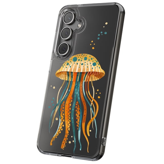 For Samsung Galaxy S20 Ultra, Hybrid Clear, Jellyfish Art Print, USA