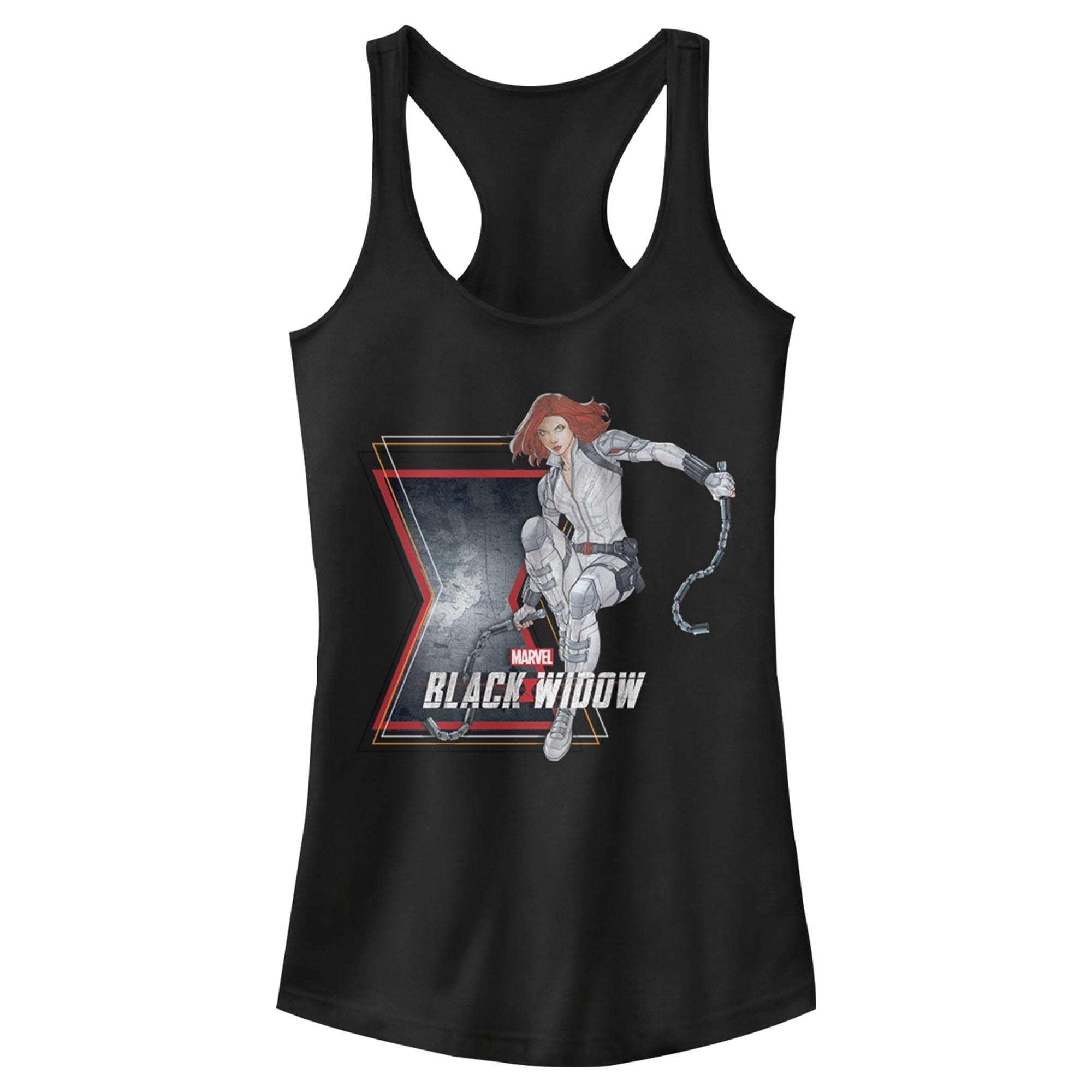 Marvel - Marvel Juniors' Black Widow Vintage Pose Racerback Tank Top - Walmart.com - Walmart.com