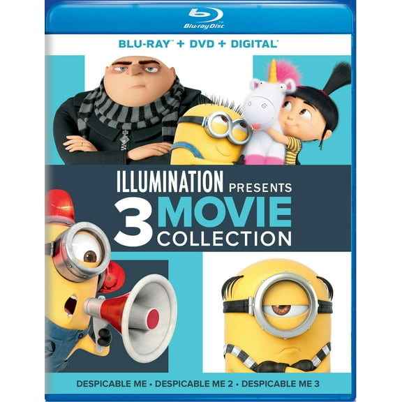 Illuminatiion Presents: Despicable Me 3-Movie Collection (DVD   Digital) [Blu-ray]