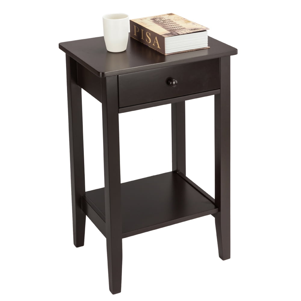 Lowestbest Drawer Nightstand Sofa/Bed/Chair Side End Table, Wood Legs Storage Cabinet for Small Spaces, Dining Room Furniture, Coffee Lowestbest Drawer Nightstand Sofa/Bed/Chair Side End Table, Wood Legs Storage Cabinet for Small Spaces, Dining Room Furniture, Coffee