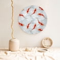 thumbnail image 5 of Gaeub Koi Fish Corals,Spring Summer Print Ceramic Plate,Dinner Plates,Bone China Decorative Plates with Display Stand,Art Ceramic Ornaments for Wall Hanging Decoration-10in, 5 of 6